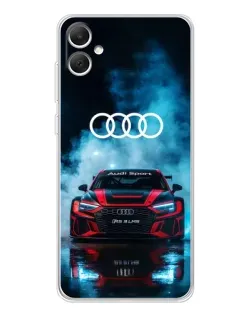 Чехол для Samsung Galaxy A06 с картинкой «Audi Sport — неон»