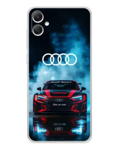 Чехол для Samsung Galaxy A06 с картинкой «Audi Sport — неон»