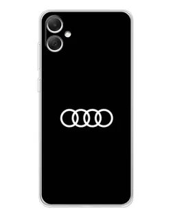 Чехол для Samsung Galaxy A06 с картинкой «Audi White Logo»