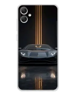 Чохол для Samsung Galaxy A06 з картинкою «Lamborghini золоті лінії»