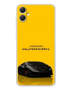Чохол для Samsung Galaxy A06 з картинкою «Lamborghini Huracan чорний»