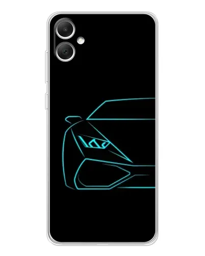 Чохол для Samsung Galaxy A06 з картинкою «Блакитний силует Lamborghini» Чохол для Samsung Galaxy A06 з картинкою «Блакитний силует Lamborghini»