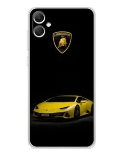 Чохол для Samsung Galaxy A06 з картинкою «Lamborghini жовтий акцент»