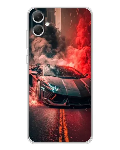 Чохол для Samsung Galaxy A06 з картинкою «Lamborghini червоний дим» Чохол для Samsung Galaxy A06 з картинкою «Lamborghini червоний дим»