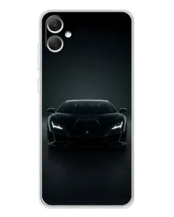 Чохол для Samsung Galaxy A06 з картинкою «Чорний Lamborghini Aventador»
