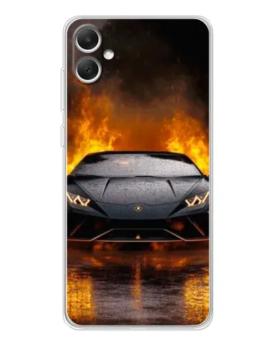 Чохол для Samsung Galaxy A06 з картинкою «Lamborghini у вогні» Чохол для Samsung Galaxy A06 з картинкою «Lamborghini у вогні»