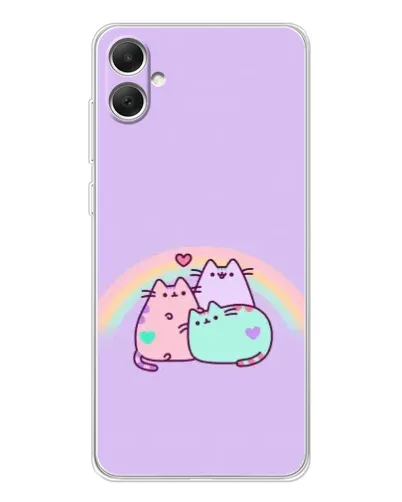 Чехол для Samsung Galaxy A06 с картинкой «Радужные Пушины» Чехол для Samsung Galaxy A06 с картинкой «Радужные Пушины»