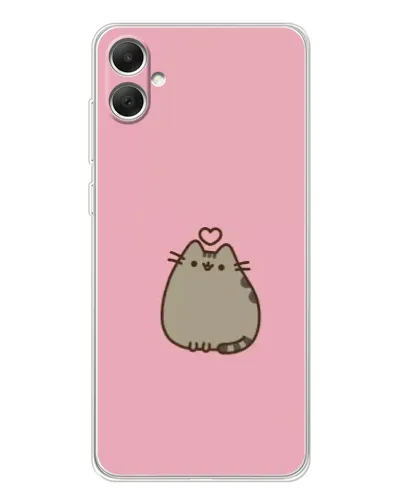 Чехол для Samsung Galaxy A06 с картинкой «Pusheen сердце» Чехол для Samsung Galaxy A06 с картинкой «Pusheen сердце»