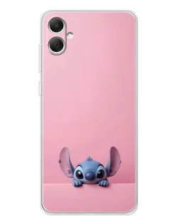 Чехол для Samsung Galaxy A06 с картинкой «Stitch выглядывает»