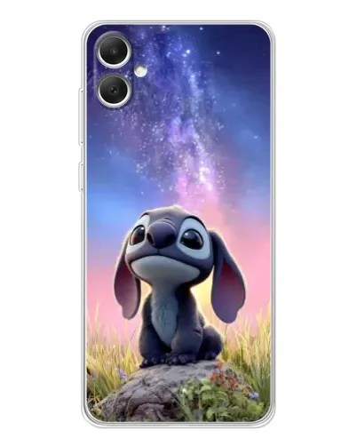 Чехол для Samsung Galaxy A06 с картинкой «Стич на рассвете»
