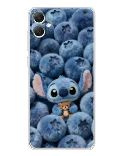 Чехол для Samsung Galaxy A06 с картинкой «Стич и голубика»