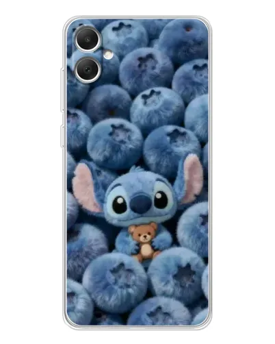 Чехол для Samsung Galaxy A06 с картинкой «Стич и голубика»