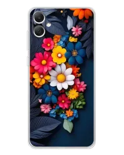 Чехол для Samsung Galaxy A06 с картинкой «Цветочная феерия»