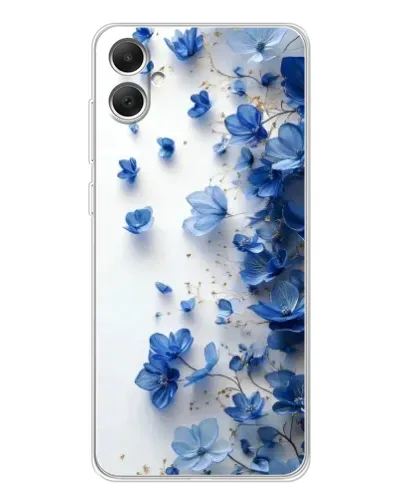 Чехол для Samsung Galaxy A06 с картинкой «Голубой цветочный каскад» Чехол для Samsung Galaxy A06 с картинкой «Голубой цветочный каскад»