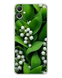 Чехол для Samsung Galaxy A06 с картинкой «Ландыши в зелени»