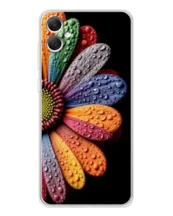 Чехол для Samsung Galaxy A06 с картинкой «Радужный цветок»