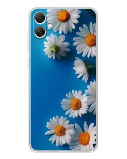 Чехол для Samsung Galaxy A06 с картинкой «Белоснежные маргаритки»