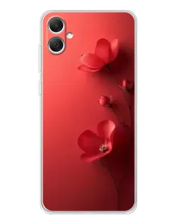 Чехол для Samsung Galaxy A06 с картинкой «Маковые соцветия»