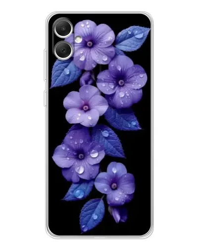 Чехол для Samsung Galaxy A06 с картинкой «Фиолетовые цветы с росою» Чехол для Samsung Galaxy A06 с картинкой «Фиолетовые цветы с росою»
