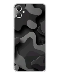 Чохол для Samsung Galaxy A06 з картинкою «Темний абстрактний камуфляж»