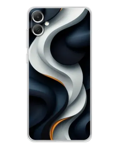 Чохол для Samsung Galaxy A06 з картинкою «Об'ємні чорно-білі стрічки» Чохол для Samsung Galaxy A06 з картинкою «Об'ємні чорно-білі стрічки»