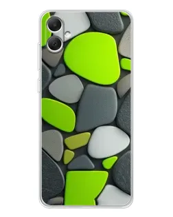 Чохол для Samsung Galaxy A06 з картинкою «Яскрава неонова галька»