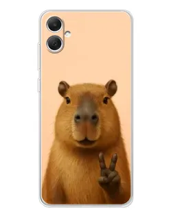 Чохол для Samsung Galaxy A06 з картинкою «Капібара вікторія»