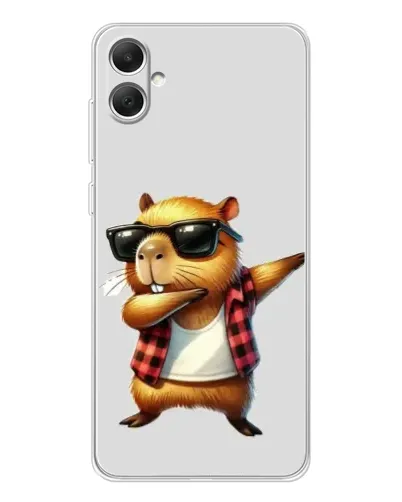Чохол для Samsung Galaxy A06 з картинкою «Капібара репер даб» Чохол для Samsung Galaxy A06 з картинкою «Капібара репер даб»
