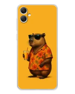 Чохол для Samsung Galaxy A06 з картинкою «Капібара на відпочинку»