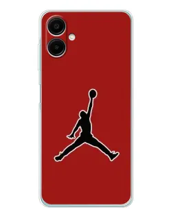 Чехол для Samsung Galaxy A07 с картинкой «Jordan Red Back»