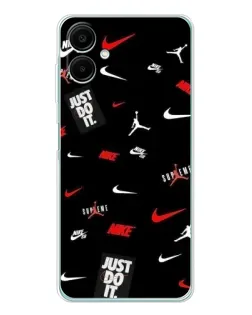 Чехол для Samsung Galaxy A07 с картинкой «Nike Mix Pattern»