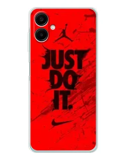 Чехол для Samsung Galaxy A07 с картинкой «Nike Just Do It»
