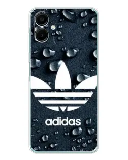 Чехол для Samsung Galaxy A07 с картинкой «Adidas Trefoil Blue»