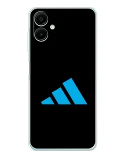 Чехол для Samsung Galaxy A07 с картинкой «Adidas Cyan Logo»