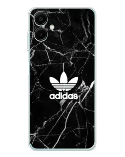 Чехол для Samsung Galaxy A07 с картинкой «Белый мрамор Adidas»
