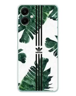 Чехол для Samsung Galaxy A07 с картинкой «Пальмовые листья адидас»