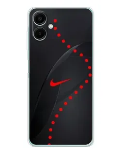 Чехол для Samsung Galaxy A07 с картинкой «Абстрактный дизайн Nike»