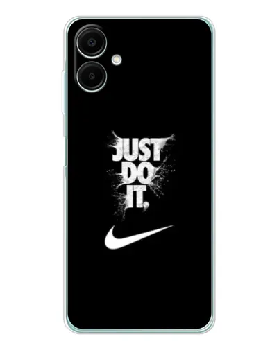 Чехол для Samsung Galaxy A07 с картинкой «Текстовый принт Nike» Чехол для Samsung Galaxy A07 с картинкой «Текстовый принт Nike»