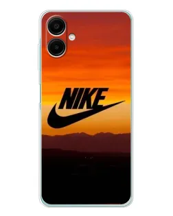 Чехол для Samsung Galaxy A07 с картинкой «Nike — вечерний горизонт»