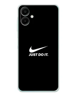 Чехол для Samsung Galaxy A07 с картинкой «Минимализм от Nike»