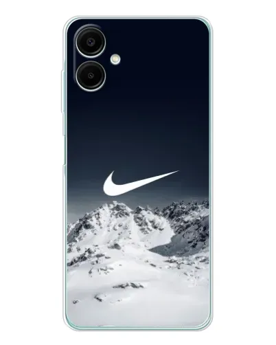 Чехол для Samsung Galaxy A07 с картинкой «Nike — зимние горы» Чехол для Samsung Galaxy A07 с картинкой «Nike — зимние горы»