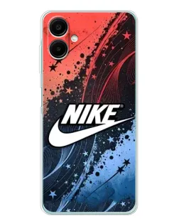 Чехол для Samsung Galaxy A07 с картинкой «Градиентный принт Найк»