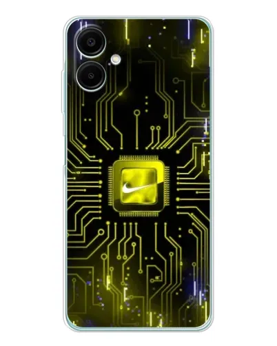 Чехол для Samsung Galaxy A07 с картинкой «Nike — золотая искра» Чехол для Samsung Galaxy A07 с картинкой «Nike — золотая искра»