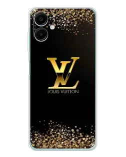 Чехол для Samsung Galaxy A07 с картинкой «LV — золотые искры»