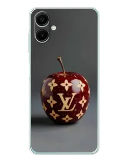 Чехол для Samsung Galaxy A07 с картинкой «Красное яблоко LV»