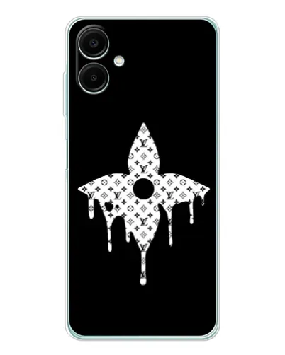 Чехол для Samsung Galaxy A07 с картинкой «Цветочная монограмма» Чехол для Samsung Galaxy A07 с картинкой «Цветочная монограмма»