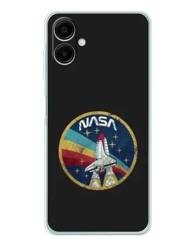 Чехол для Samsung Galaxy A07 с картинкой «NASA — эмблема миссии» Чехол для Samsung Galaxy A07 с картинкой «NASA — эмблема миссии»