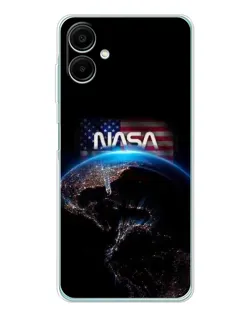 Чехол для Samsung Galaxy A07 с картинкой «Земля из космоса NASA»