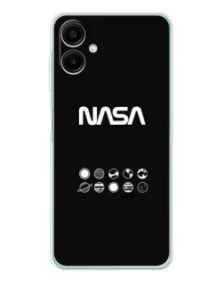 Чехол для Samsung Galaxy A07 с картинкой «NASA — технический принт»