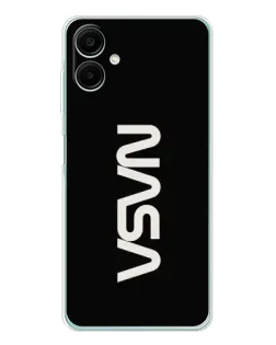Чехол для Samsung Galaxy A07 с картинкой «NASA — вертикальный логотип»